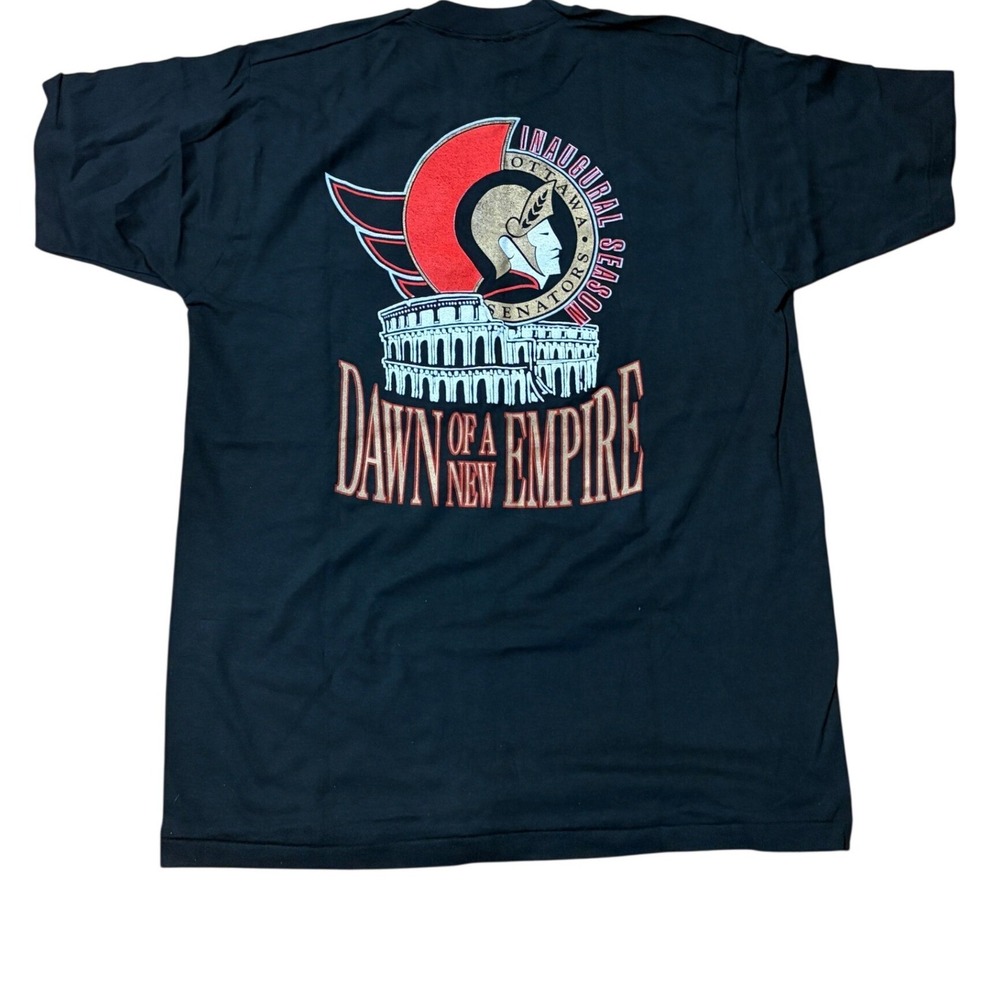 VTG 1992 Ottawa Senators Inaugural Seasn Opening Night "Dawn of a New Empire" XL - Picture 7 of 9